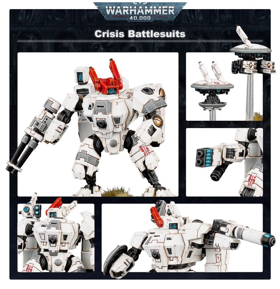 WARHAMMER 40K: T'AU EMPIRE: CRISIS BATTLESUITS Games Workshop