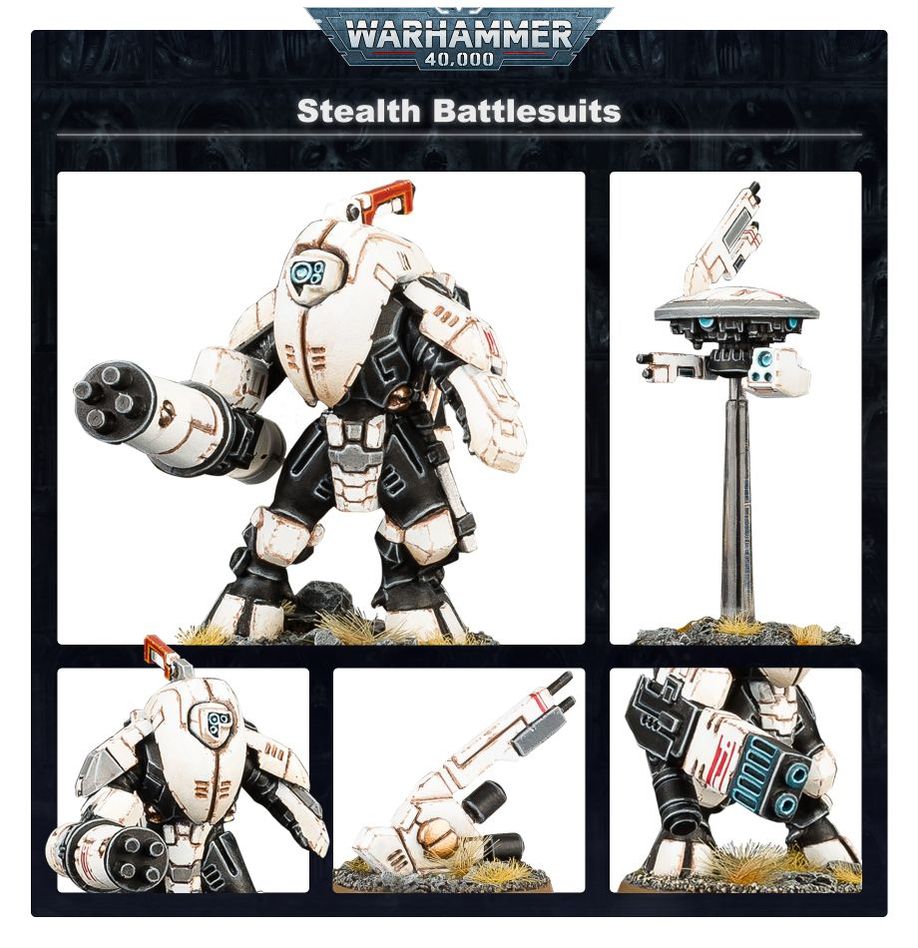 Warhammer 40K: T’AU EMPIRE: STEALTH BATTLESUITS