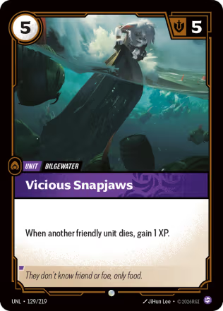 Vicious Snapjaws - Unleashed (UNL) Armchair Generals