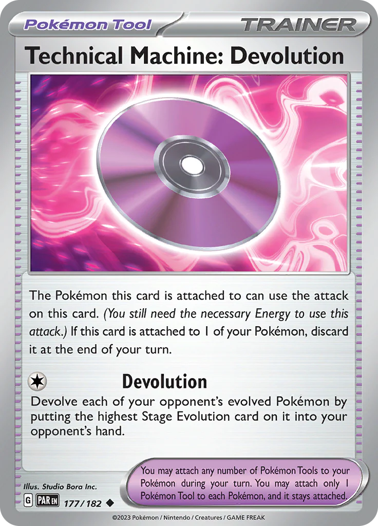 Technical Machine: Devolution (177/182) [Scarlet & Violet: Paradox Rift] Pokemon