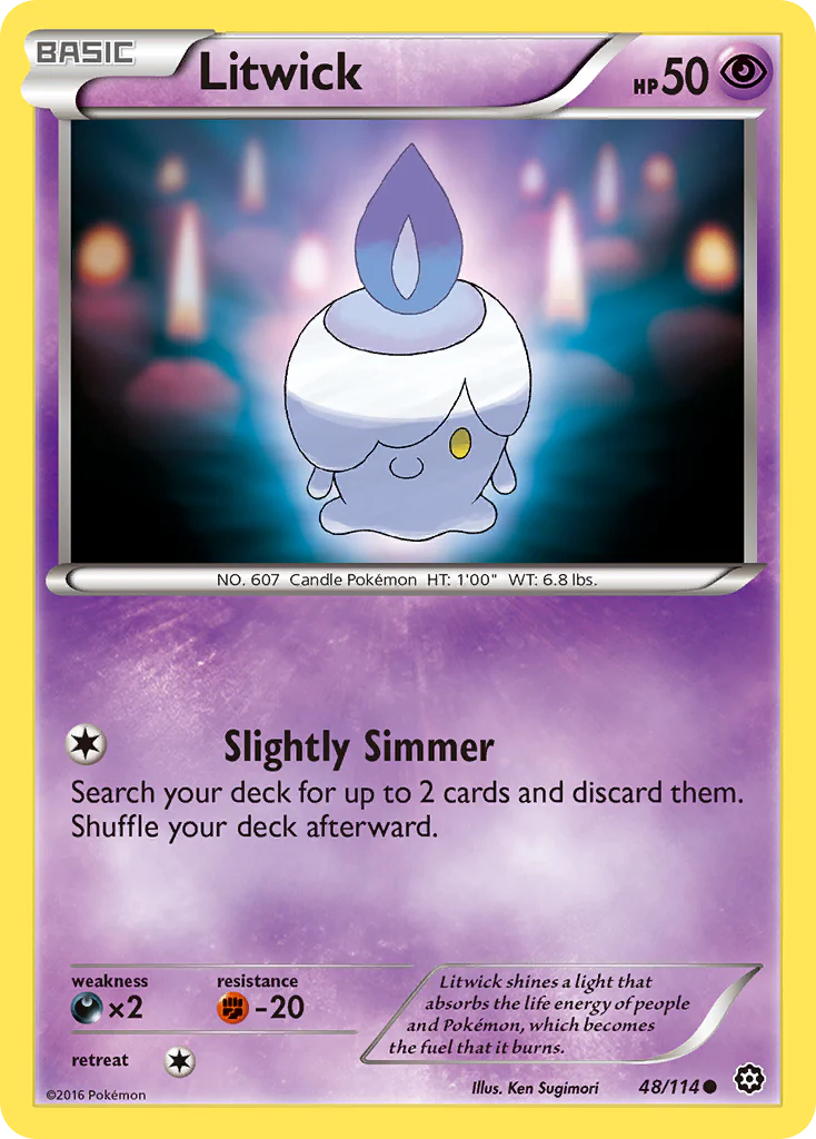 Litwick (48/114) [XY: Steam Siege] Litwick (48/114) [XY: Steam Siege] Pokemon