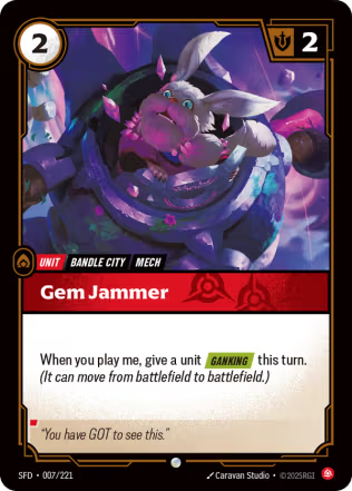 Gem Jammer - Spiritforged (SFD) Armchair Generals