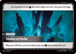Vaults of Helia - Unleashed (UNL) Armchair Generals