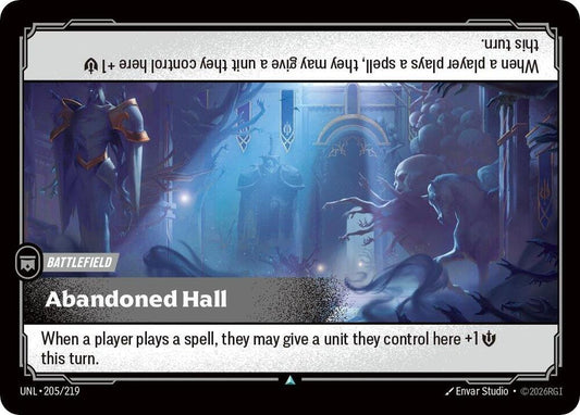 [UNL] - Riftbound: Unleashed - Abandoned Hall Riftbound