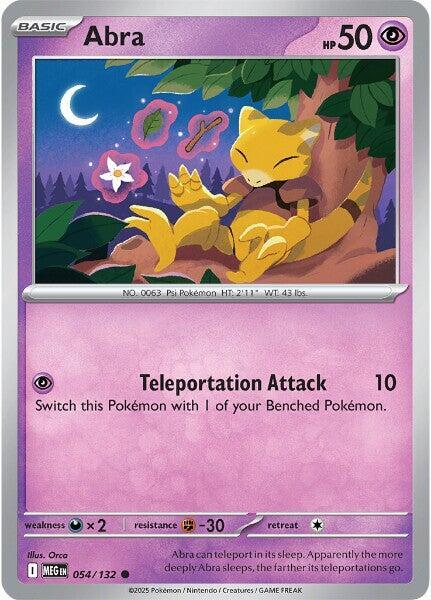Pokémon - Mega Evolution [MEG] - Abra - 054/132 Pokemon