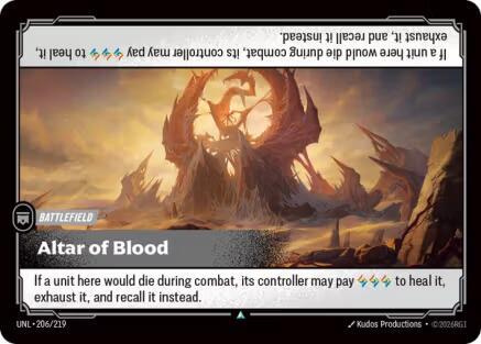 [UNL] - Riftbound: Unleashed - Altar of Blood Riftbound