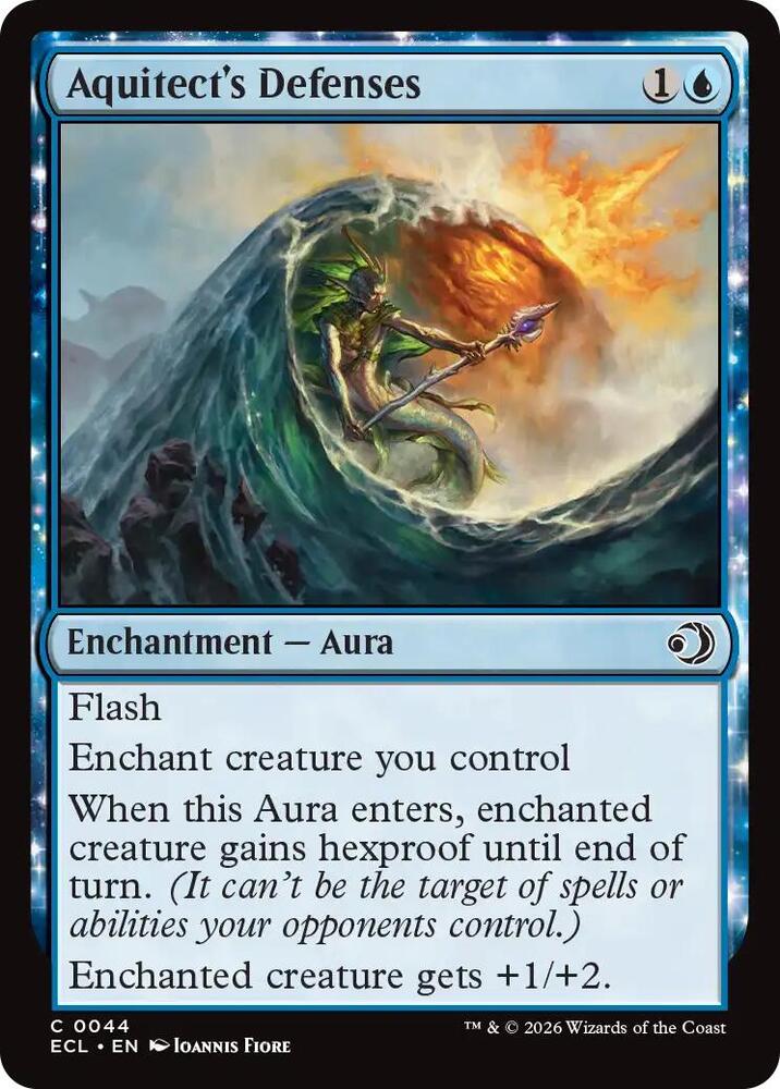 ECL - Lorwyn Eclipsed MTG Card - Aquitect's Defenses Magic The Gathering