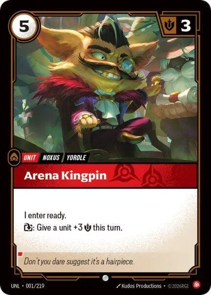 [UNL] - Riftbound: Unleashed - Arena Kingpin Riftbound