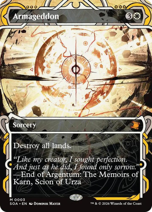SOA - Secrets of Strixhaven: Mystical Archive - Armageddon Magic The Gathering