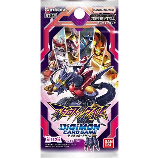 Digimon Card Game: Booster Pack - Across Time (BT12) Bandai