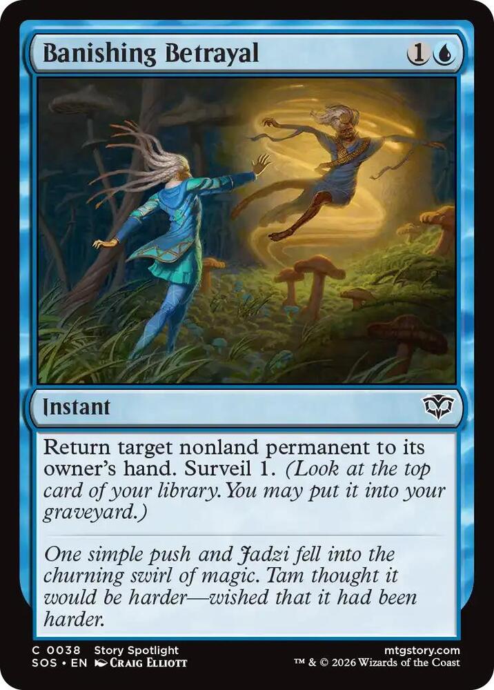 SOS - Secrets Of Strixhaven - Banishing Betrayal Magic The Gathering