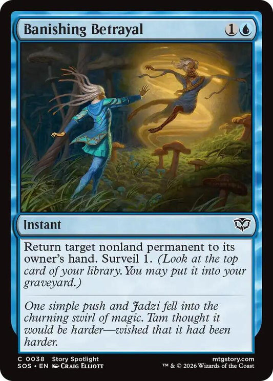 SOS - Secrets Of Strixhaven - Banishing Betrayal Magic The Gathering