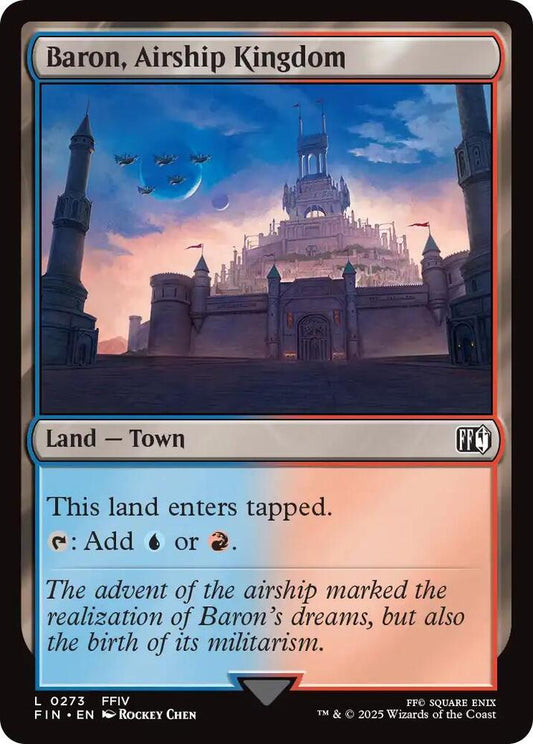 FIN - FINAL FANTASY - Baron, Airship Kingdom Magic The Gathering