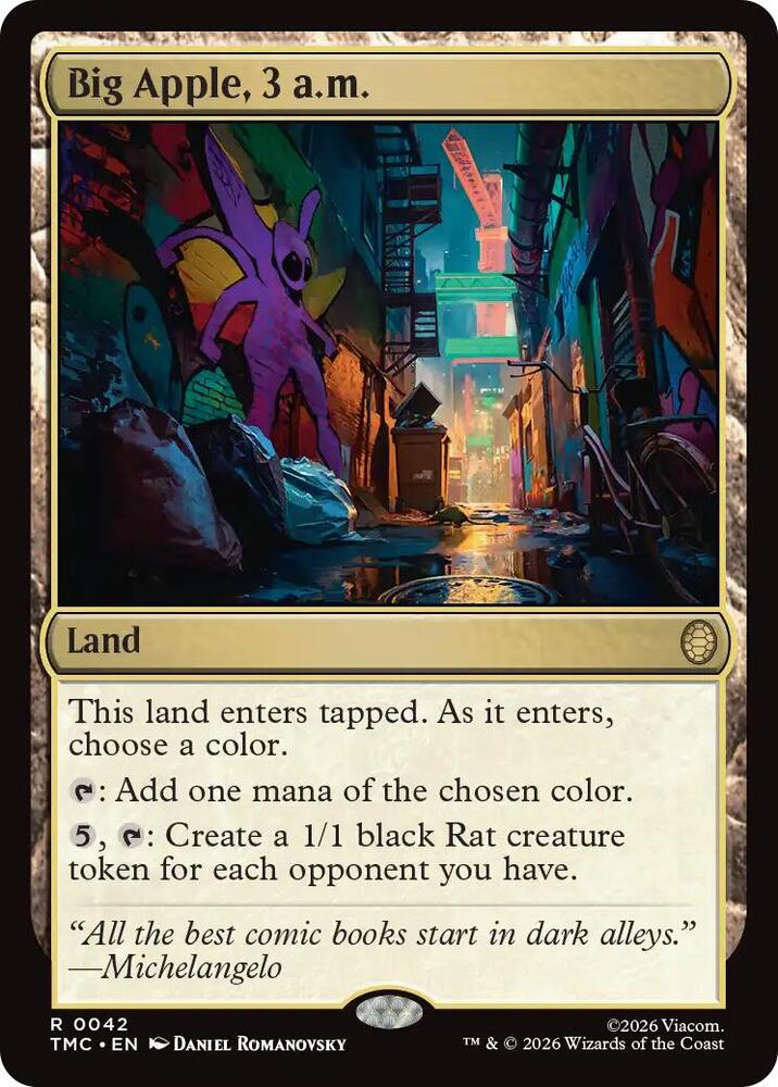 TMC - Commander: Teenage Mutant Ninja Turtles - Big Apple, 3 a.m. Magic The Gathering