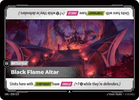 [UNL] - Riftbound: Unleashed - Black Flame Altar Riftbound