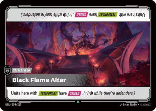 [UNL] - Riftbound: Unleashed - Black Flame Altar Riftbound