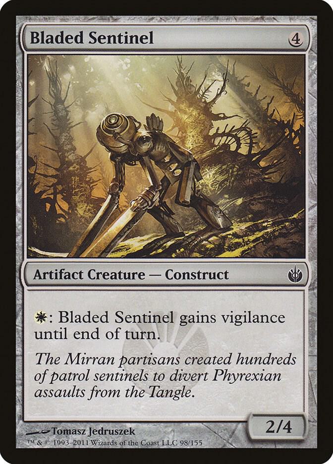 MBS - Mirrodin Besieged - Bladed Sentinel Magic The Gathering