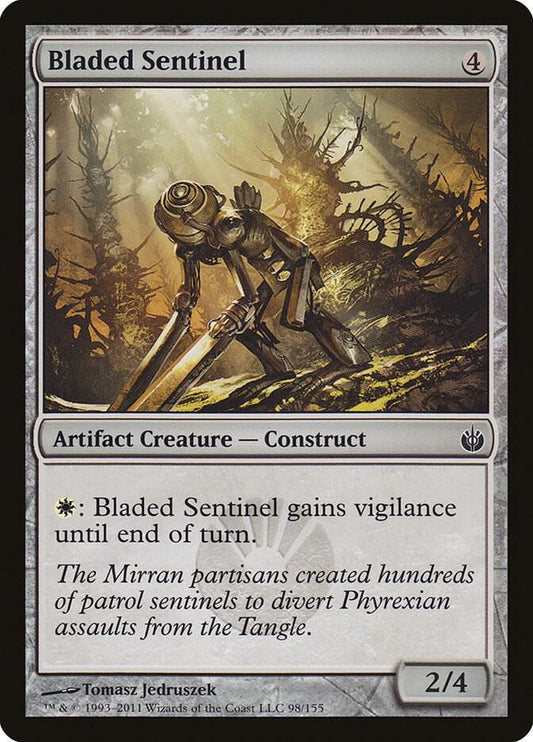 MBS - Mirrodin Besieged - Bladed Sentinel Magic The Gathering