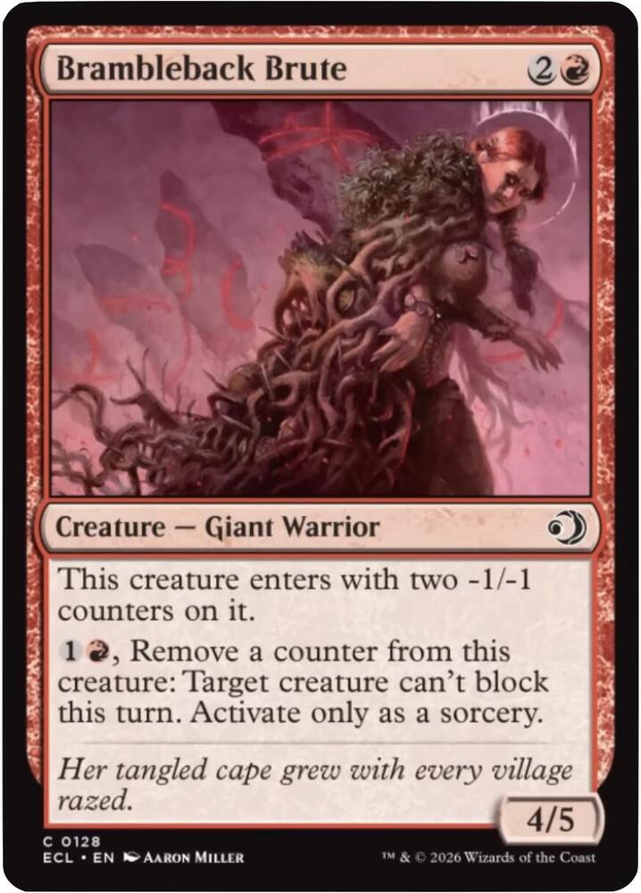 ECL - Lorwyn Eclipsed MTG Card - Brambleback Brute Magic The Gathering