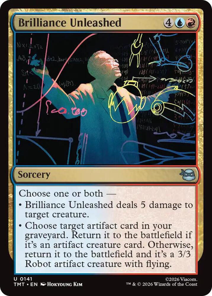 TMT - Teenage Mutant Ninja Turtles - Brilliance Unleashed (FOIL) Magic The Gathering