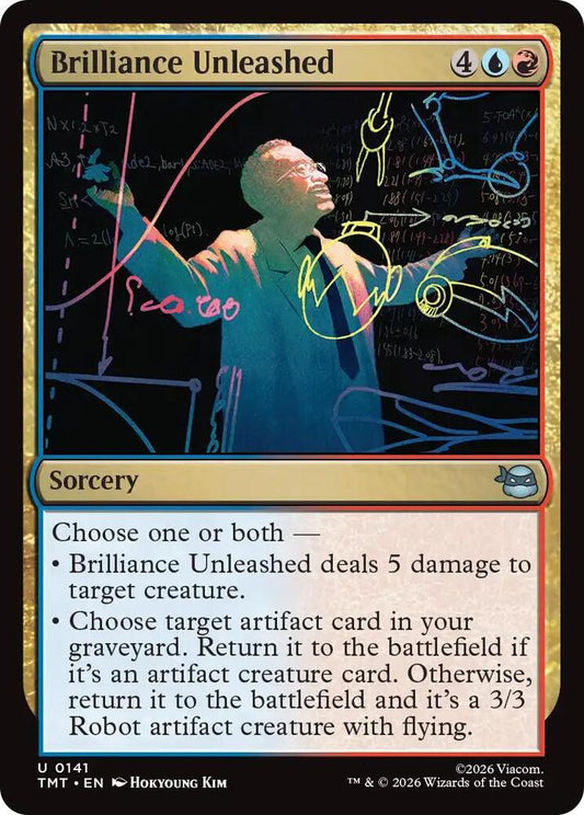 TMT - Teenage Mutant Ninja Turtles - Brilliance Unleashed (FOIL) Magic The Gathering