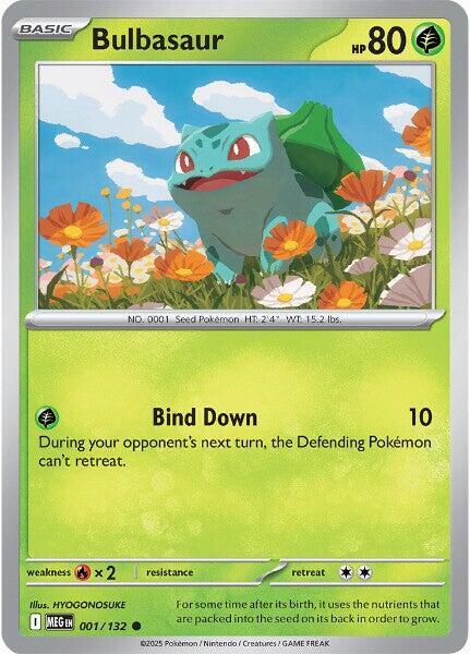Pokemon - ME01 - Mega Evolution - Bulbasaur - 001/132 (Copy) Pokemon