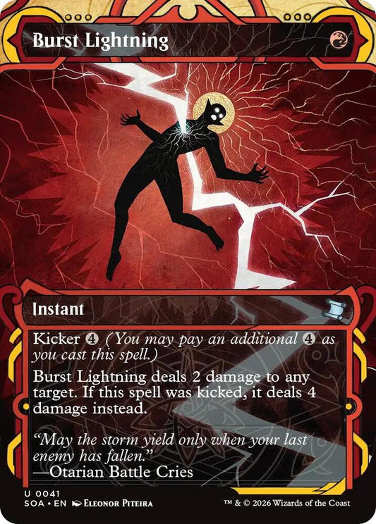 SOA - Secrets of Strixhaven: Mystical Archive - Burst Lightning Magic The Gathering