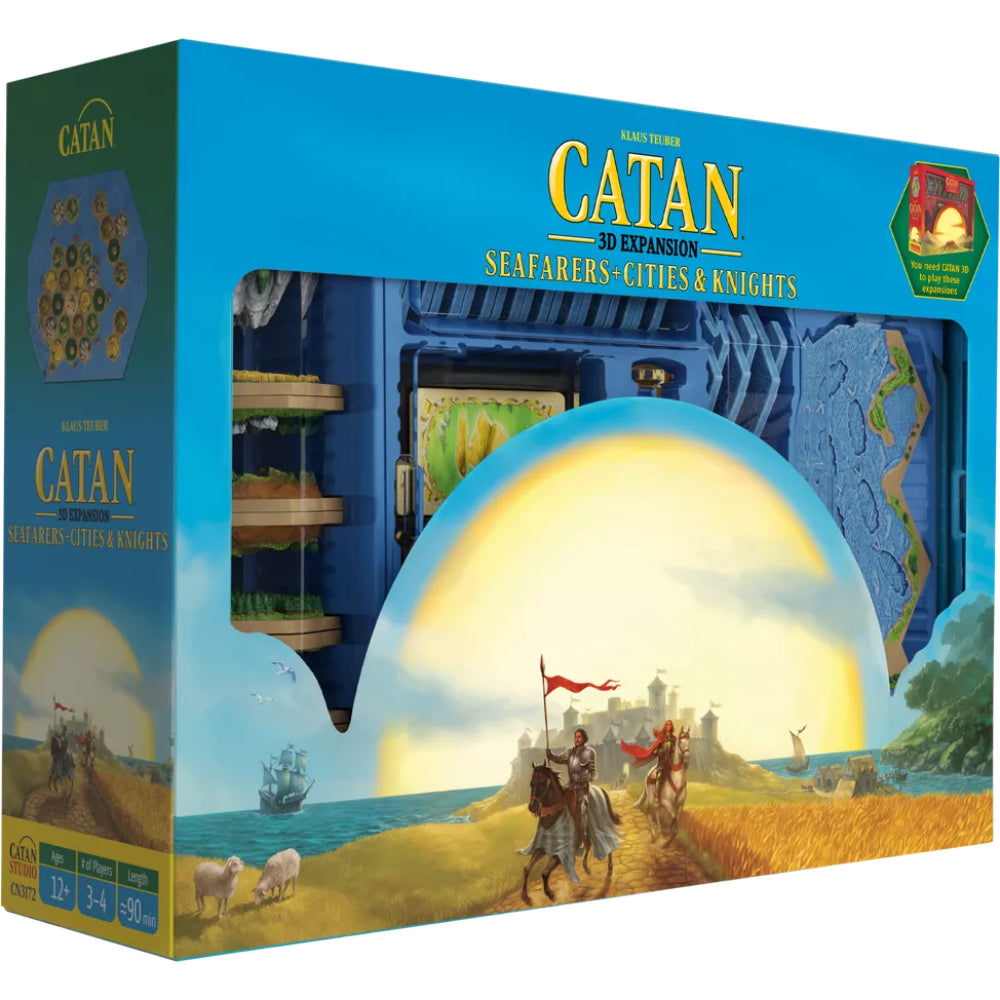 Catan 3D Edition - Seafarers + Cities & Knights Expansion Catan