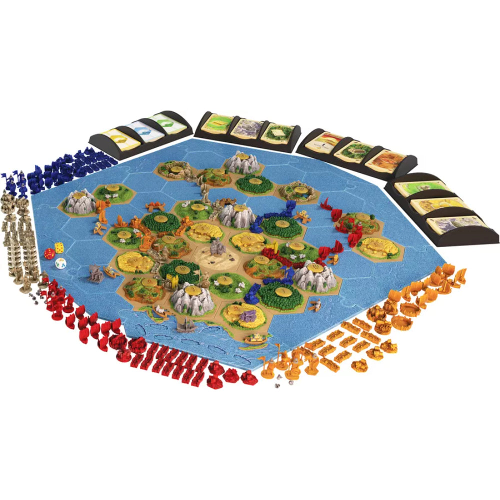 Catan 3D Edition - Seafarers + Cities & Knights Expansion Catan