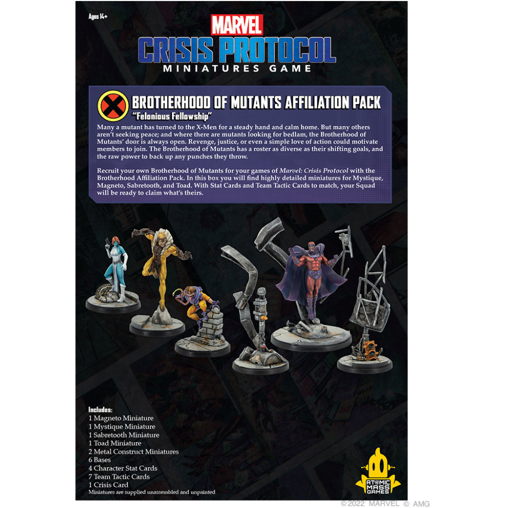 Crisis Protocol - Brotherhood of Mutants Affiliation Pack Marvel