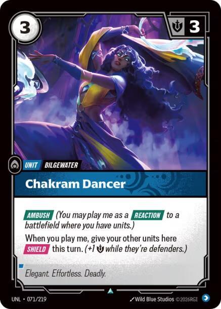 [UNL] - Riftbound: Unleashed  - Chakram Dancer Riftbound
