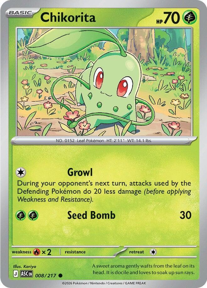 Pokémon - Ascended Heroes [ASC] - Chikorita - 008/217 Pokemon