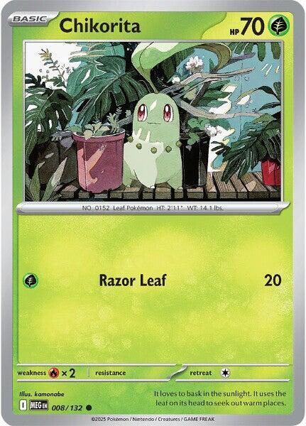 Pokémon - Mega Evolution [MEG] - Chikorita - 008/132 Pokemon