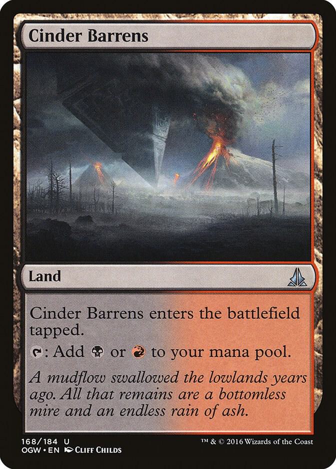 OGW - Cinder Barrens - Oath of the Gatewatch Magic The Gathering
