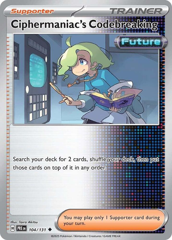 Pokémon - SV: Prismatic Evolutions (PRE) - Ciphermaniac's Codebreaking - 126/132 Pokemon