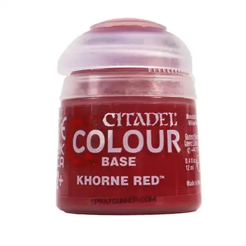 Citadel Colour-Base-Khorne Red-12ml Citadel Colour