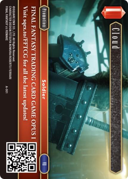 Cloud (Foil Promo) [Final Fantasy Trading Card Game OPUS-I] Armchair Generals