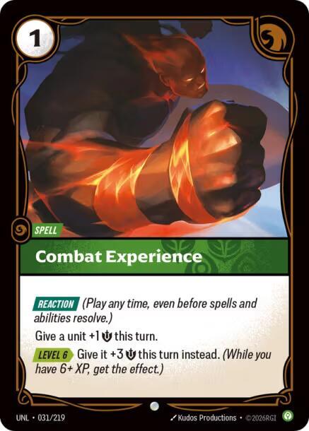 [UNL] - Riftbound: Unleashed - Combat Experience Riftbound