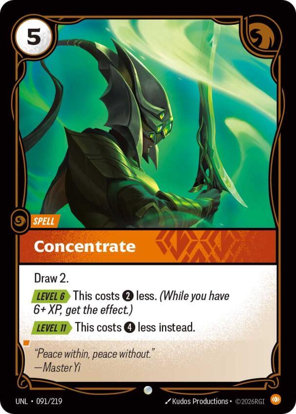 [UNL] - Riftbound: Unleashed - Concentrate Riftbound