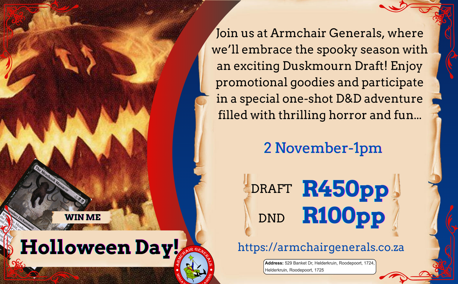 Armchair Generals Halloween! TRICK OR TREAT HORROR SHOW! Armchair Generals