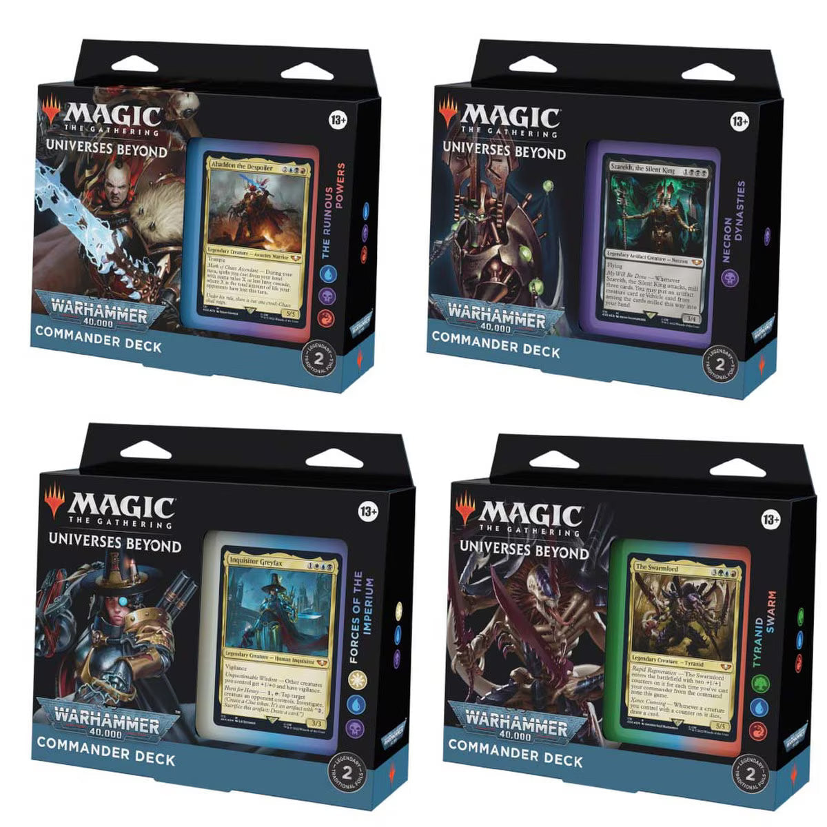MTG Warhammer 40,000 Commander Deck - Regular Edition - 2026 REPRINT Magic The Gathering