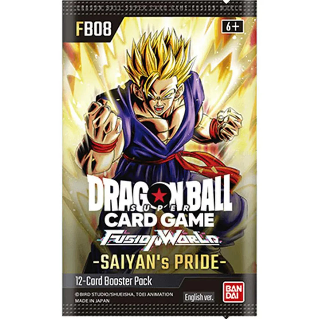Dragon Ball Super CG Fusion World - Saiyan's Pride Booster Pack Bandai