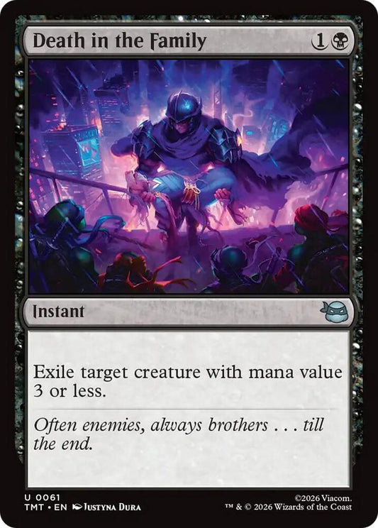TMT - Teenage Mutant Ninja Turtles - Death in Family Magic The Gathering