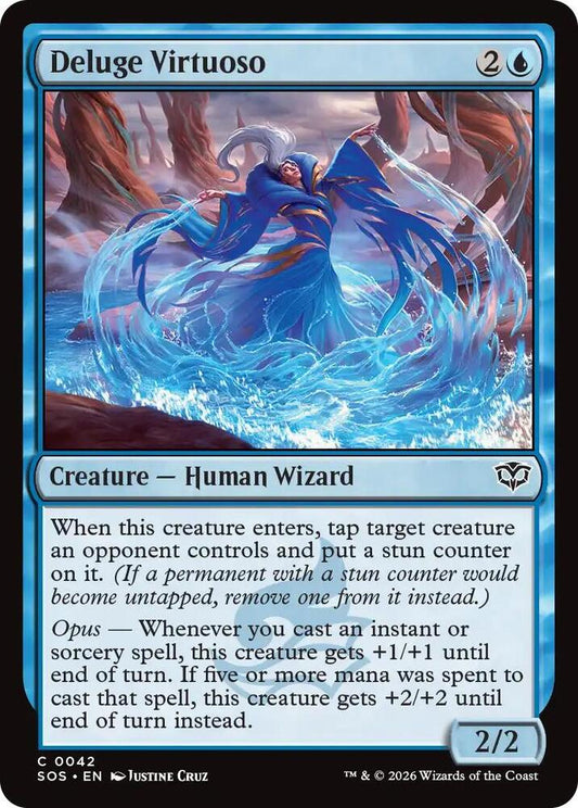 SOS - Secrets Of Strixhaven - Deluge Virtuoso Magic The Gathering