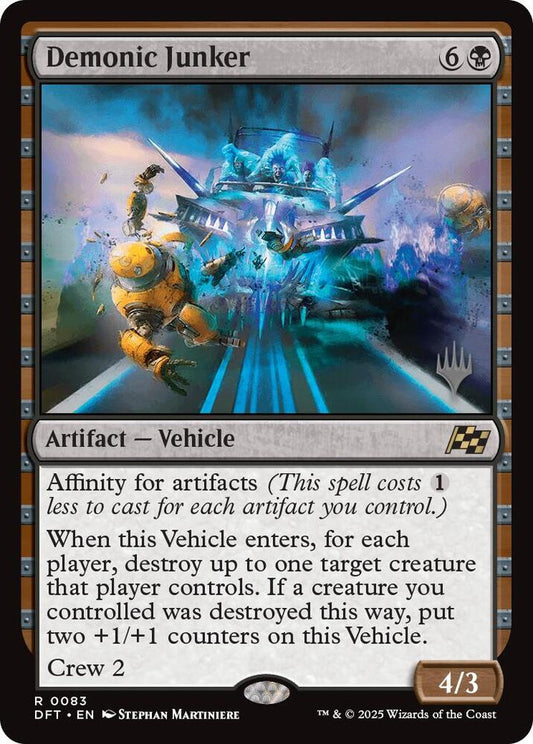 PPDFT - Aetherdrift - Promo Pack: Demonic Junker Magic The Gathering