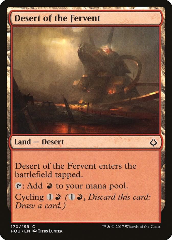 HOU - Hour of Devastation - Desert of the Fervent Magic The Gathering