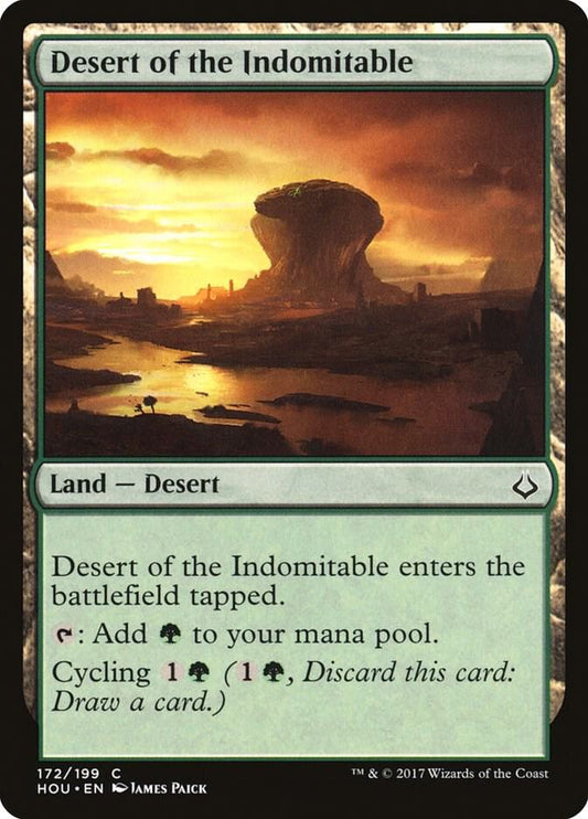 HOU - Hour of Devastation - Desert of the Indominable Magic The Gathering
