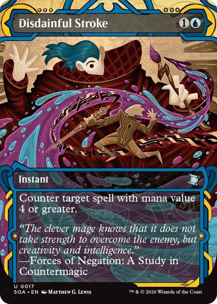 SOA - Secrets of Strixhaven: Mystical Archive - Disdainful Stroke Magic The Gathering