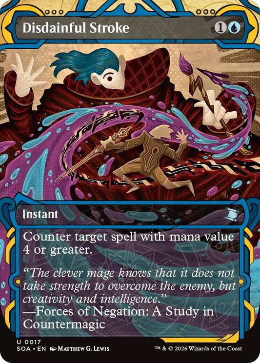 SOA - Secrets of Strixhaven: Mystical Archive - Disdainful Stroke Magic The Gathering
