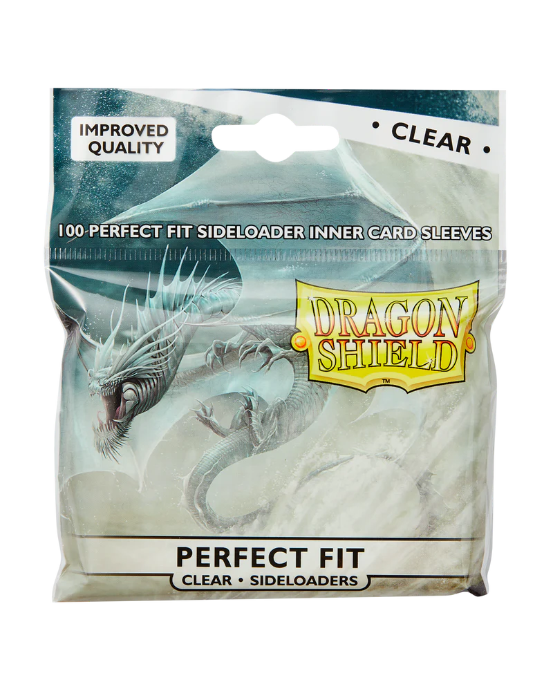 Dragon Shield Perfect Fit Sleeves - Clear - Sideloaders Dragon Shield